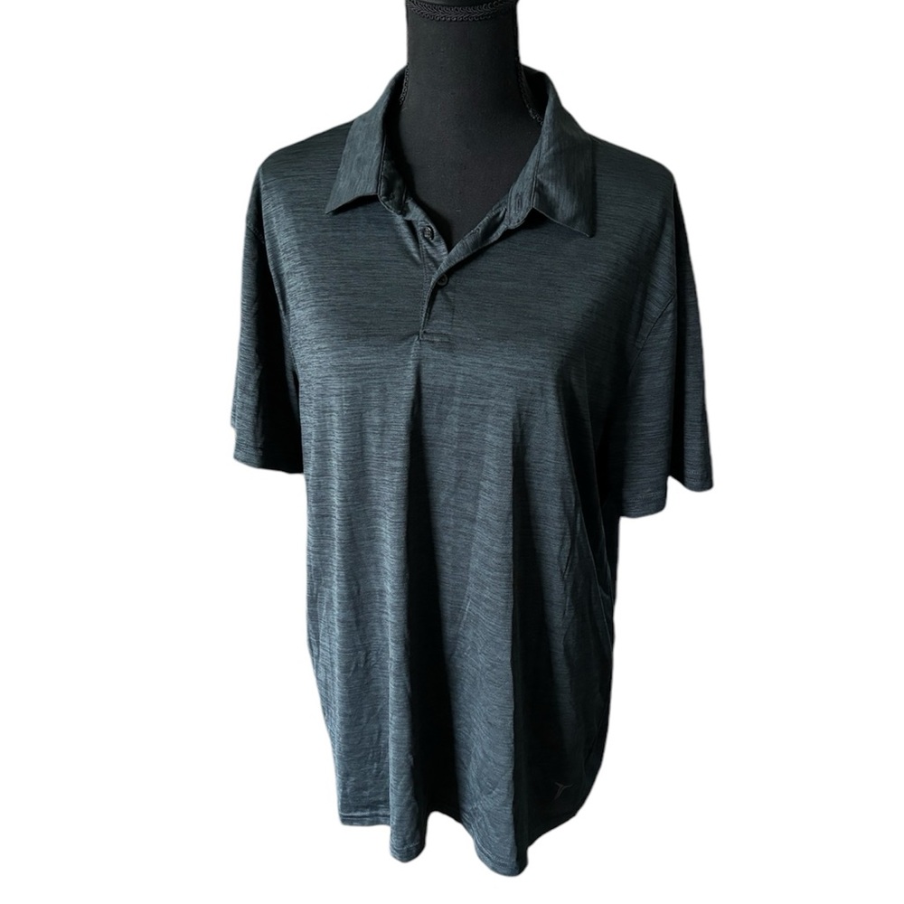 Old Navy Dark Gray Heather Go-Dri Polo, size XL